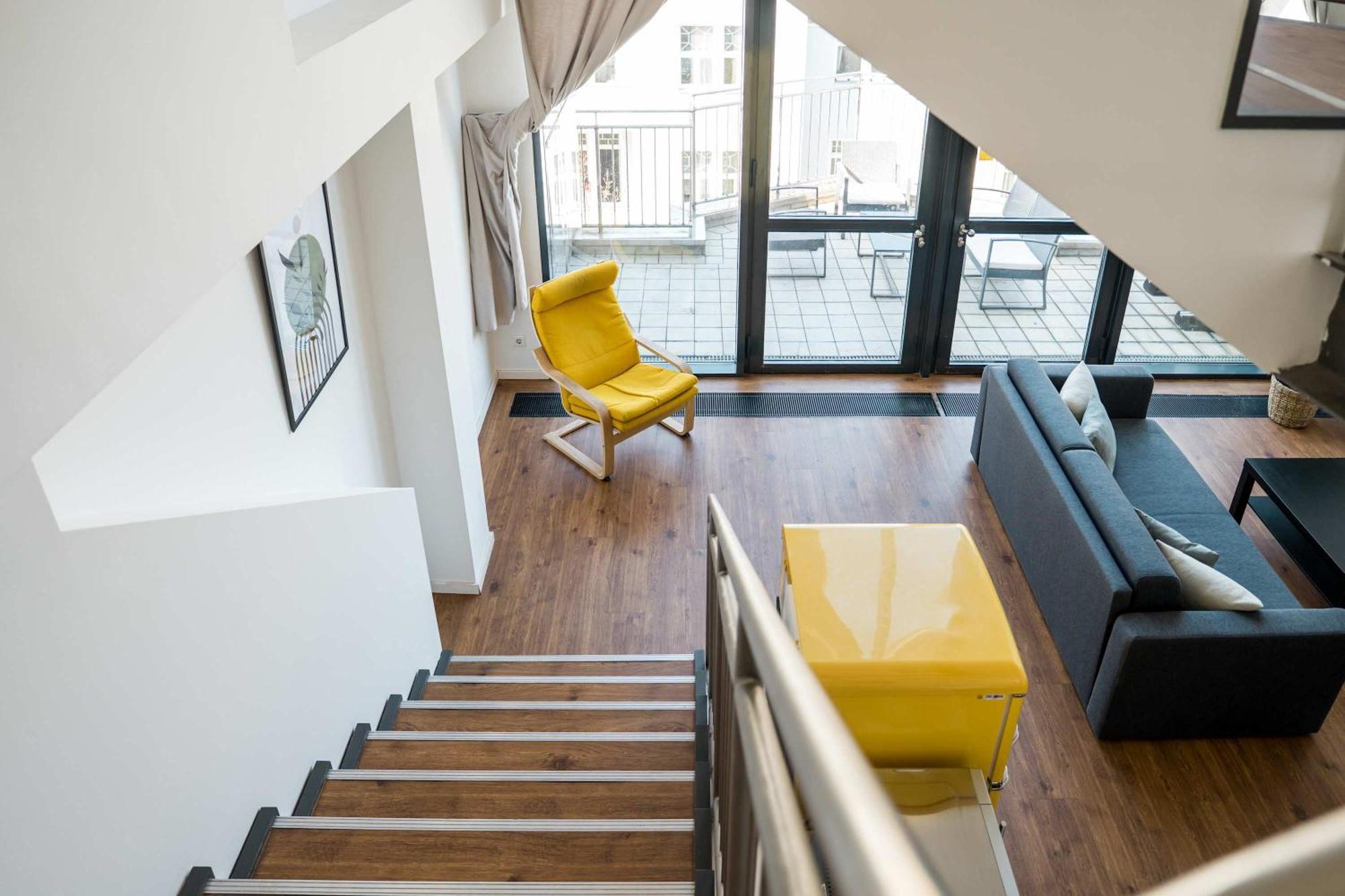 Fantastic Loft With Balcony Apartment Berlin Exterior photo